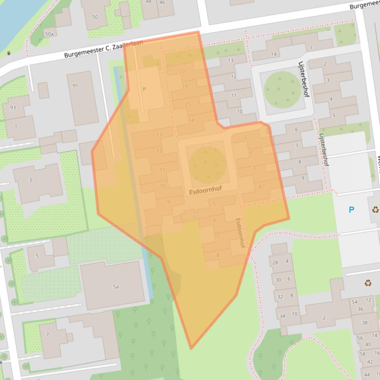 Kaart van postcodegebied 3247XH.