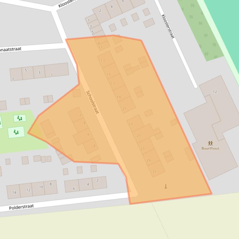 Kaart van postcodegebied 3256AX.