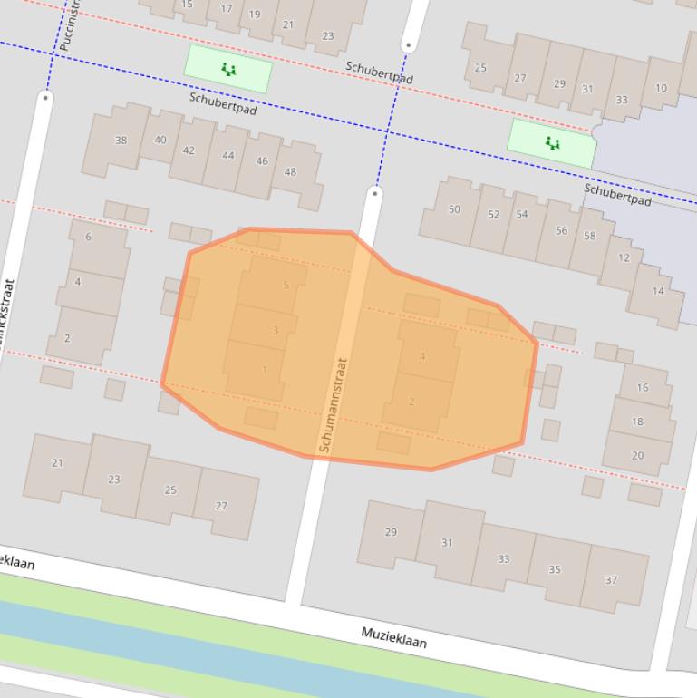 Kaart van postcodegebied 3261JR.