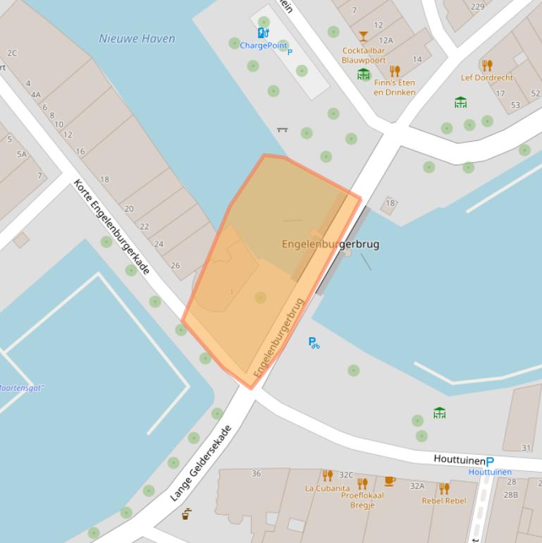 Kaart van postcodegebied 3311CZ.