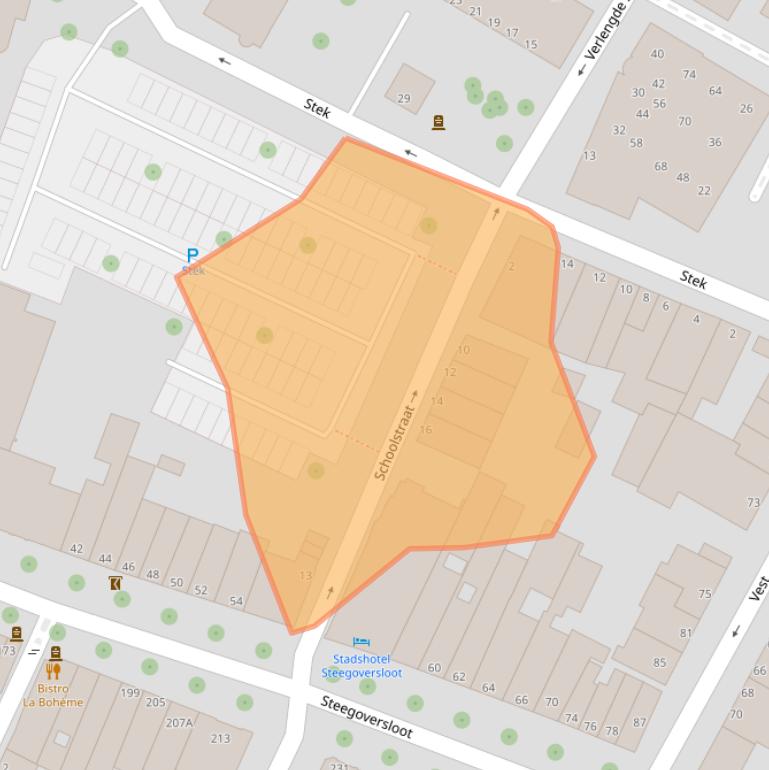 Kaart van postcodegebied 3311XT.