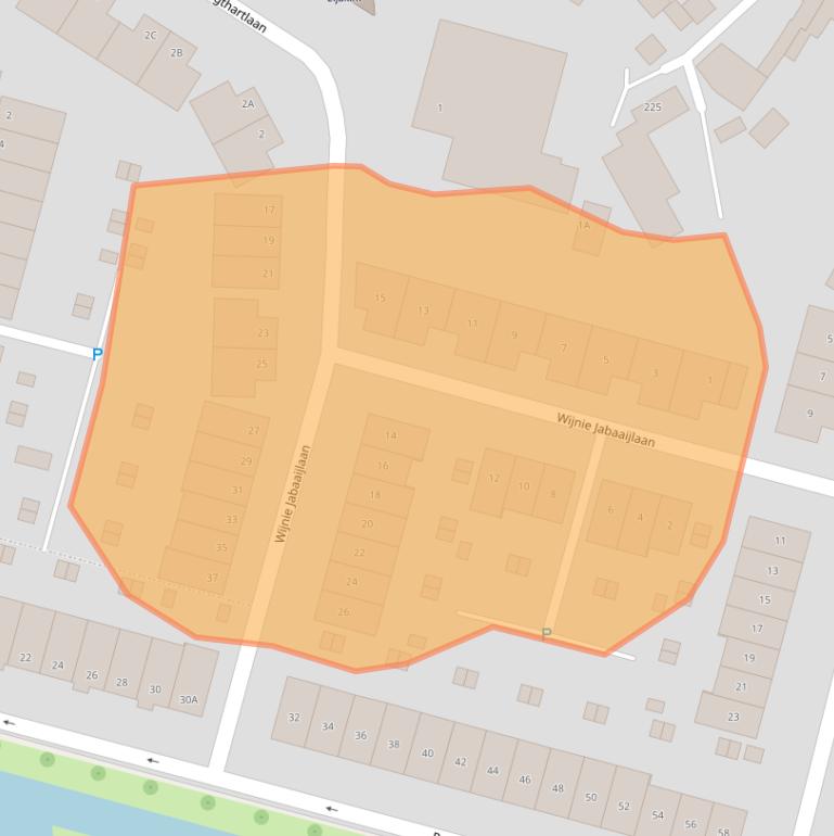 Kaart van postcodegebied 3312KA.