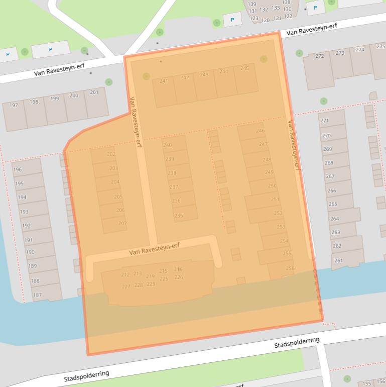 Kaart van postcodegebied 3315DM.