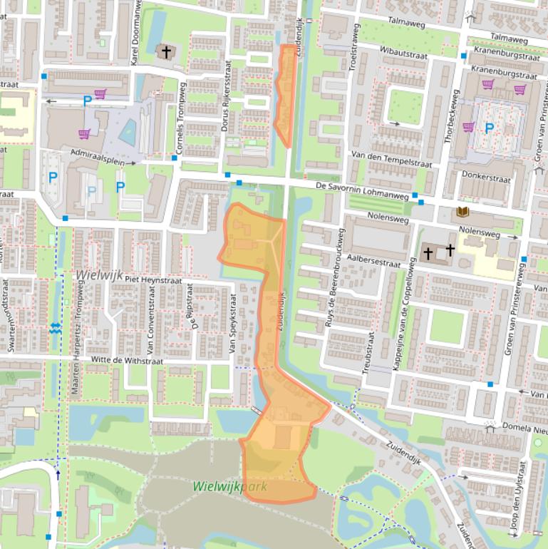 Kaart van postcodegebied 3317NR.