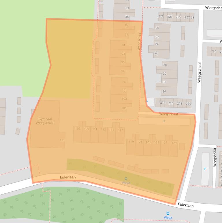 Kaart van postcodegebied 3328PC.