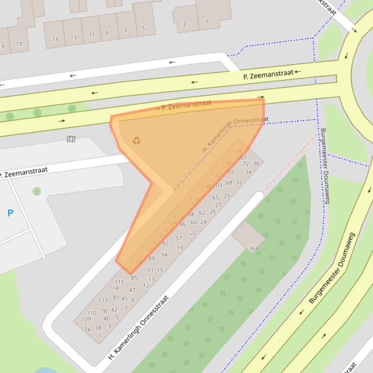 Kaart van postcodegebied 3331EL.