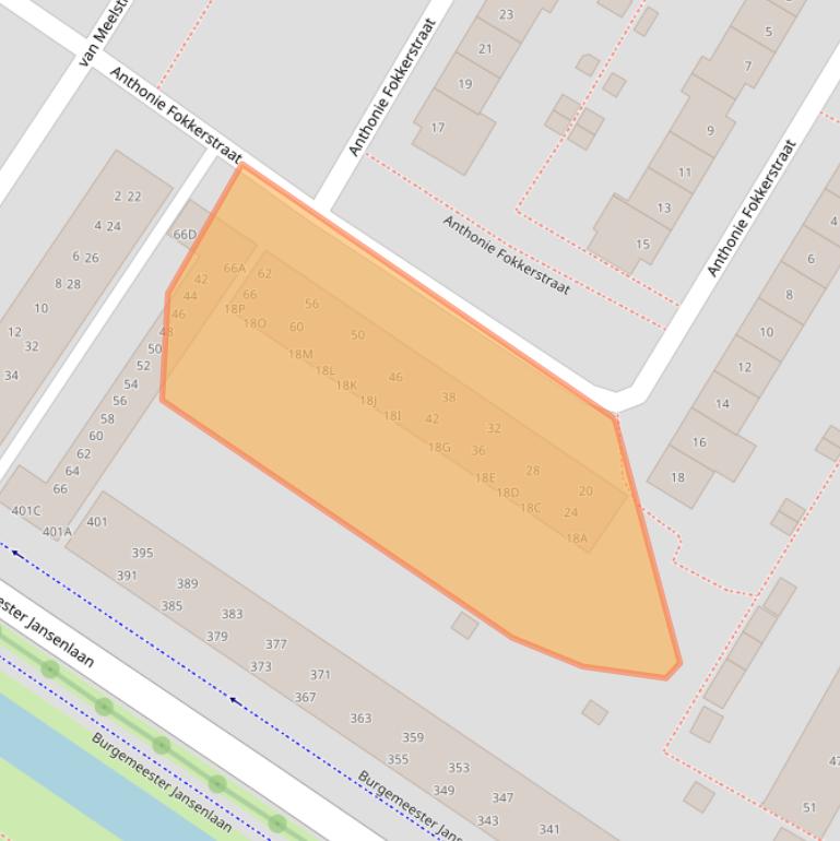 Kaart van postcodegebied 3331KB.