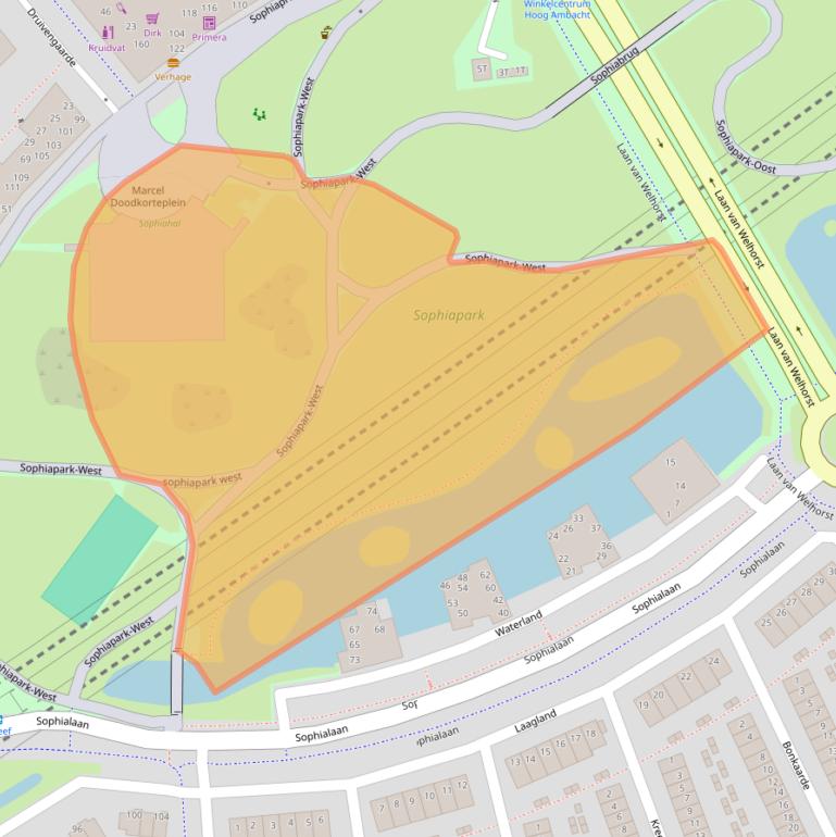 Kaart van postcodegebied 3344PL.