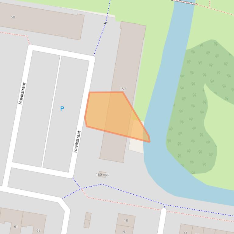 Kaart van postcodegebied 3362EK.