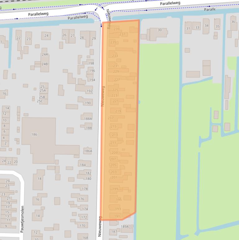 Kaart van postcodegebied 3371CN.