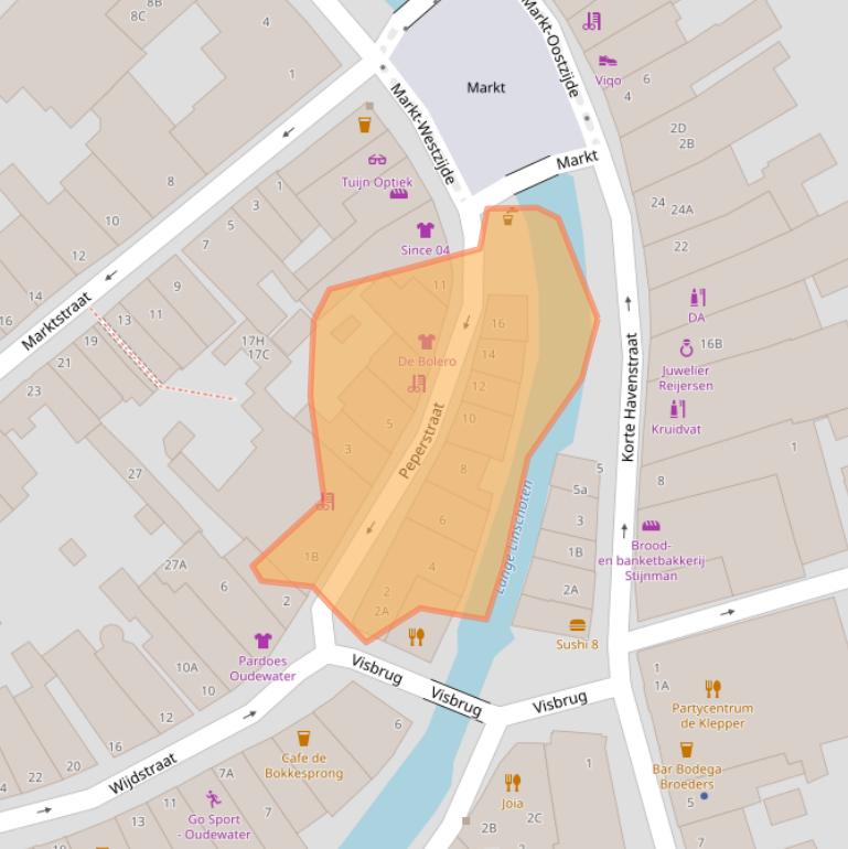 Kaart van postcodegebied 3421AM.