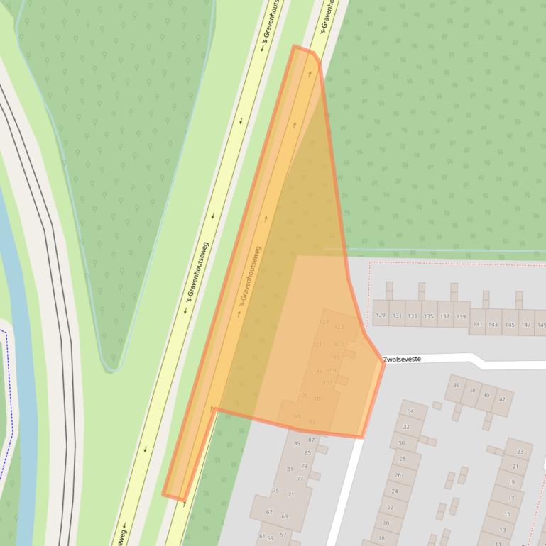 Kaart van postcodegebied 3432BL.