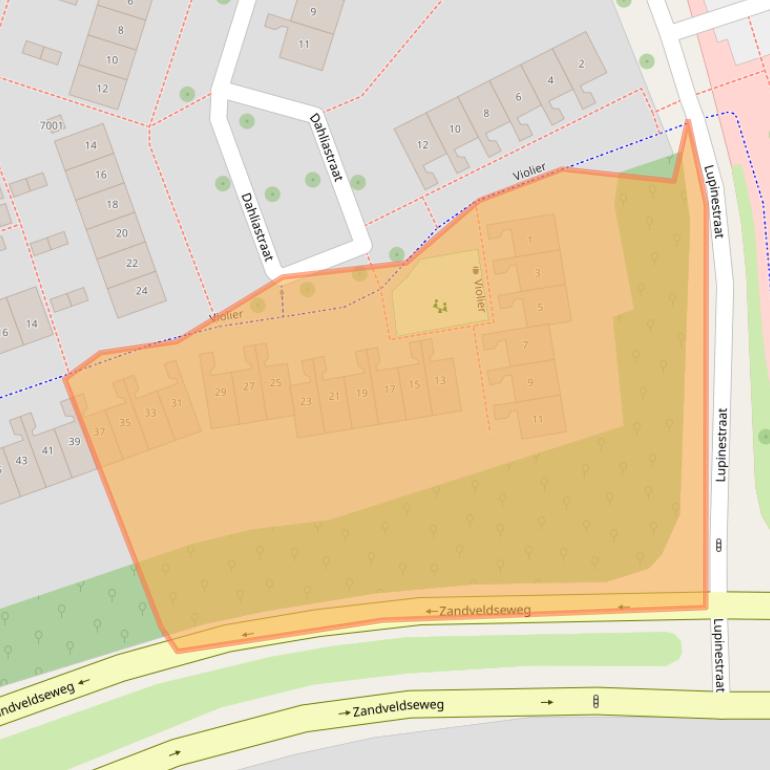 Kaart van postcodegebied 3434HE.