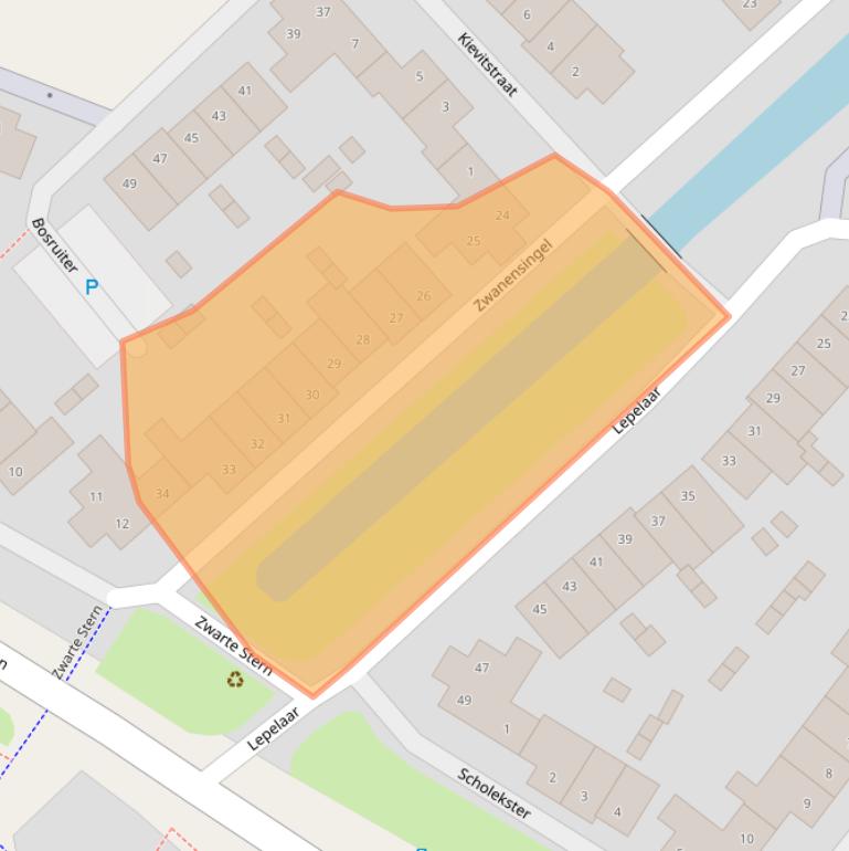 Kaart van postcodegebied 3435EB.