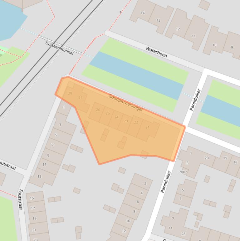 Kaart van postcodegebied 3435EW.