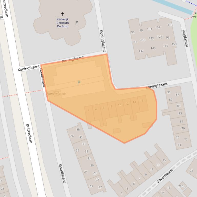 Kaart van postcodegebied 3435SC.