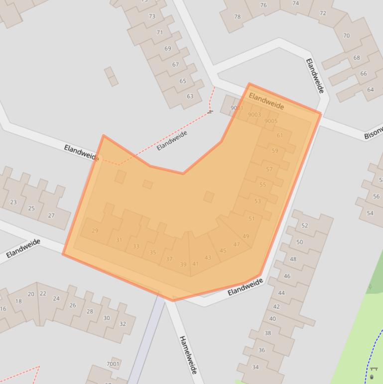 Kaart van postcodegebied 3437CM.