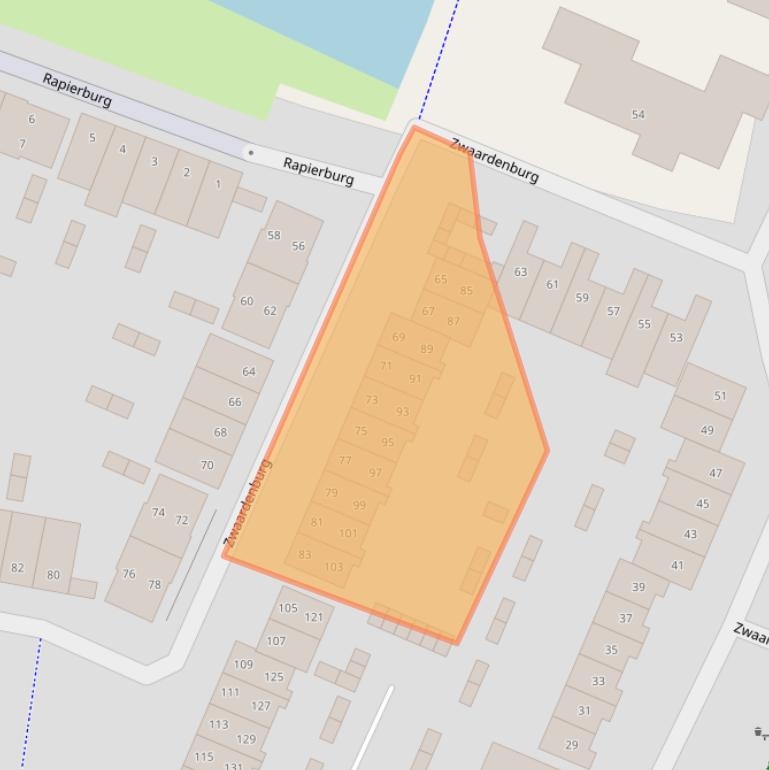 Kaart van postcodegebied 3437RK.