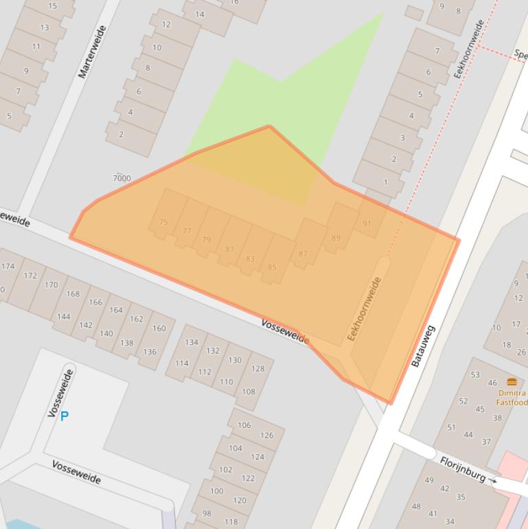 Kaart van postcodegebied 3437TC.