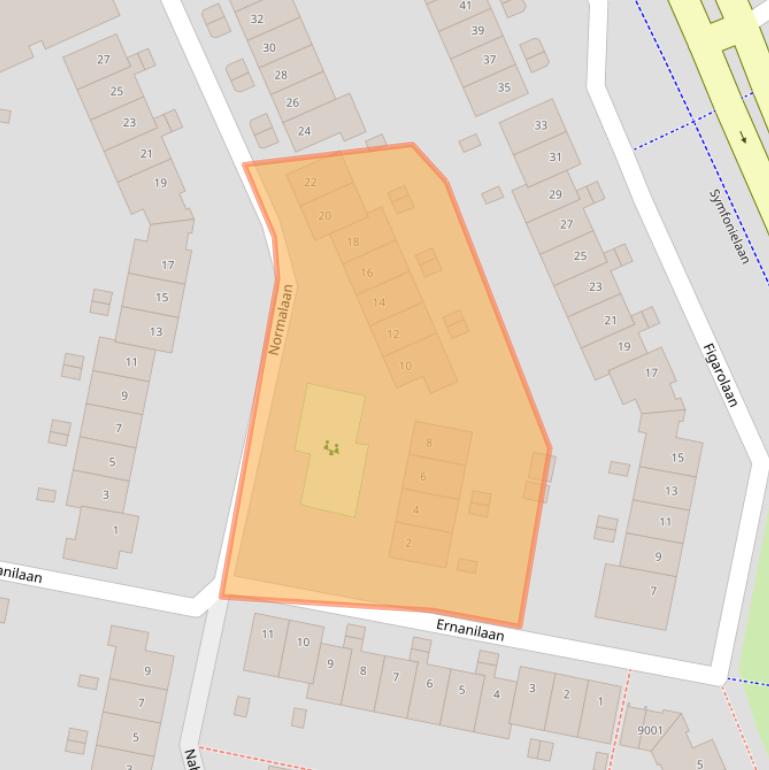 Kaart van postcodegebied 3438EP.