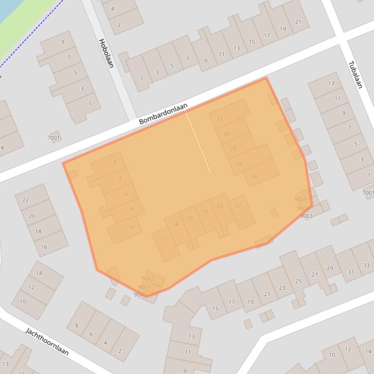 Kaart van postcodegebied 3438RR.