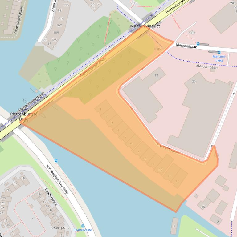 Kaart van postcodegebied 3439NM.