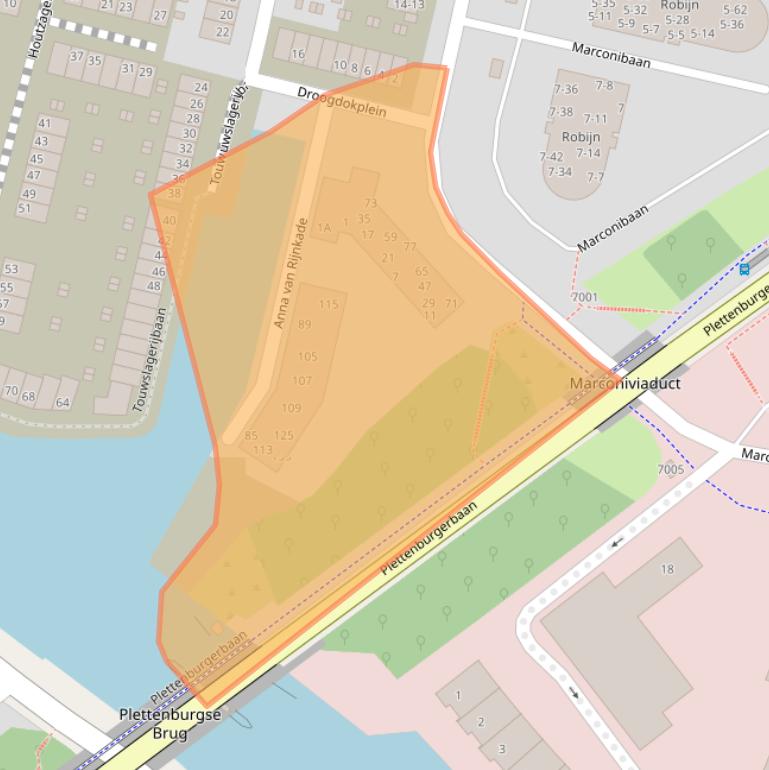 Kaart van postcodegebied 3439RE.