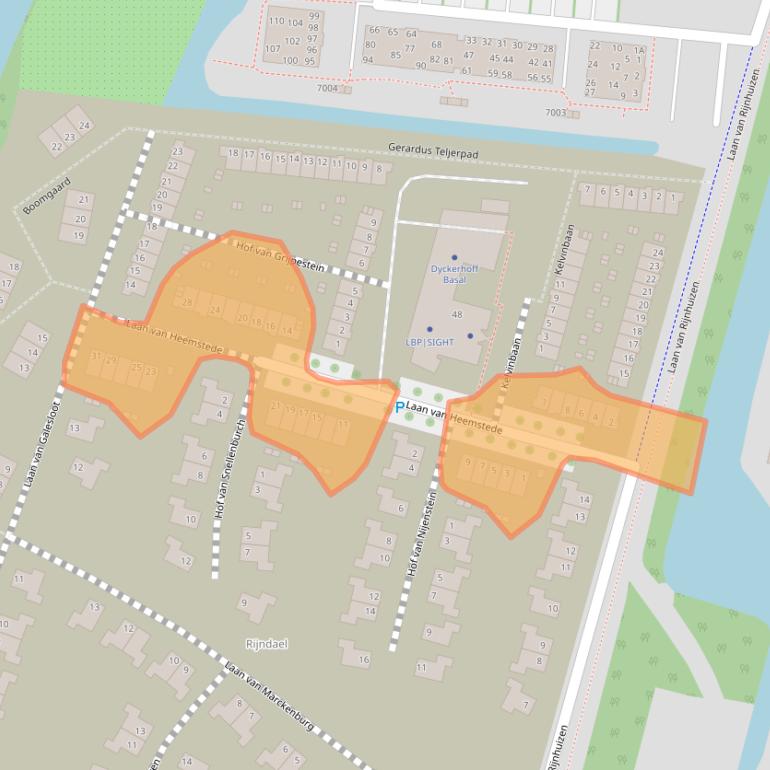 Kaart van postcodegebied 3439WM.