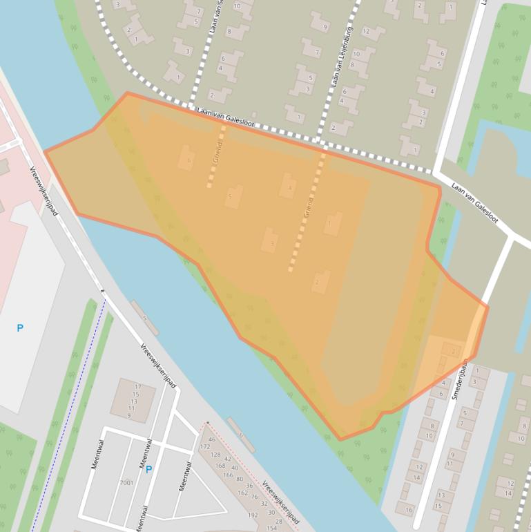 Kaart van postcodegebied 3439WW.