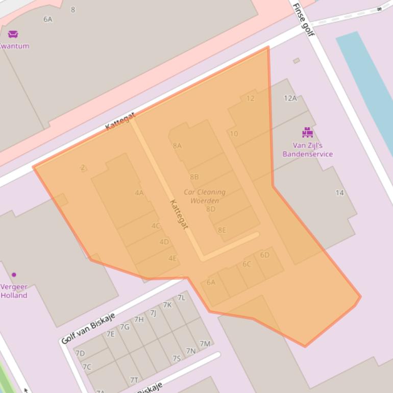 Kaart van postcodegebied 3446CL.