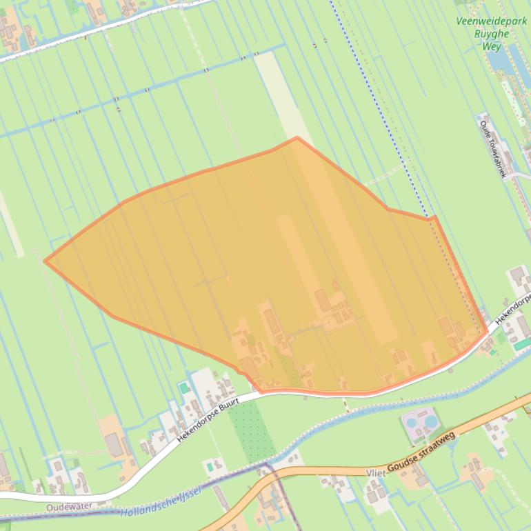 Kaart van postcodegebied 3467PC.