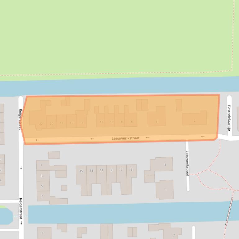 Kaart van postcodegebied 3471XJ.