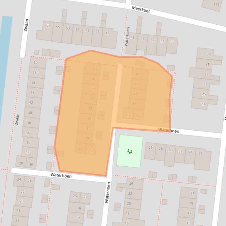 Kaart van postcodegebied 3481TL.