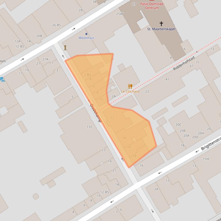 Kaart van postcodegebied 3512KH.