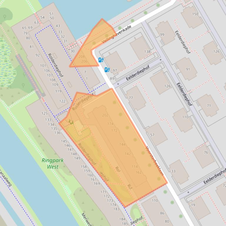 Kaart van postcodegebied 3521DG.