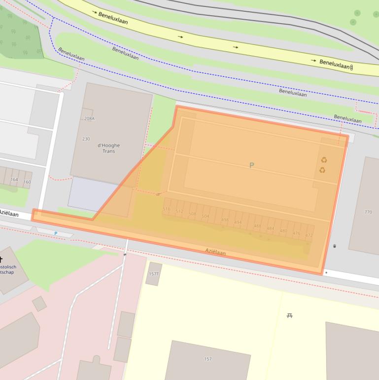 Kaart van postcodegebied 3526SP.