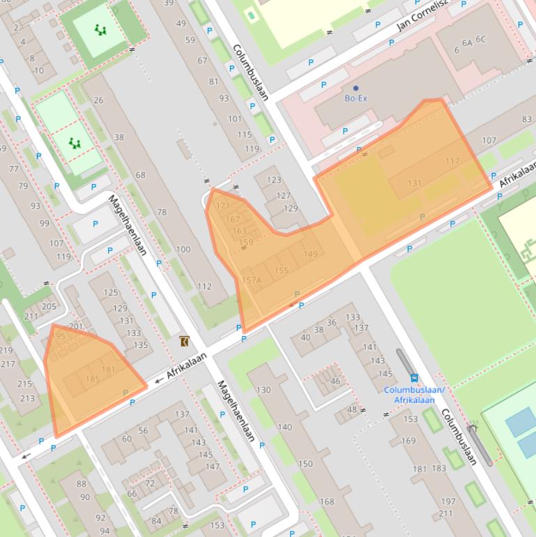 Kaart van postcodegebied 3526VM.