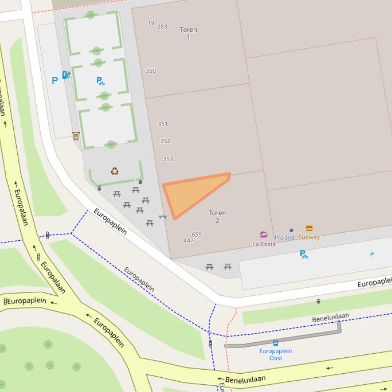 Kaart van postcodegebied 3526WL.