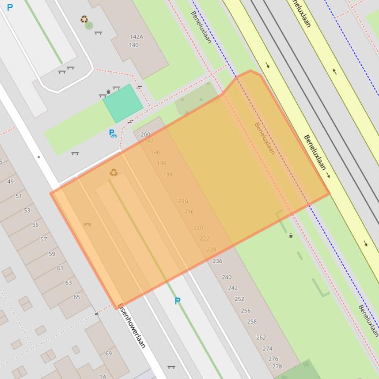 Kaart van postcodegebied 3527HK.