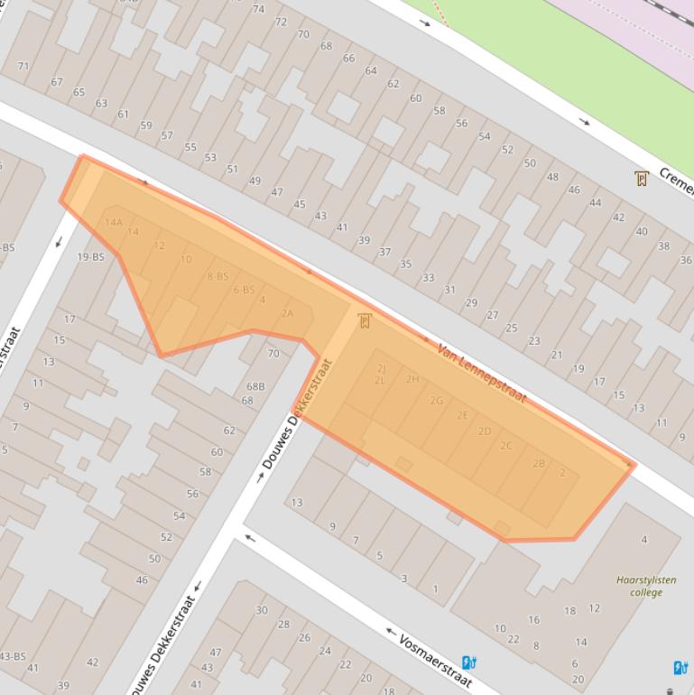 Kaart van postcodegebied 3532TN.