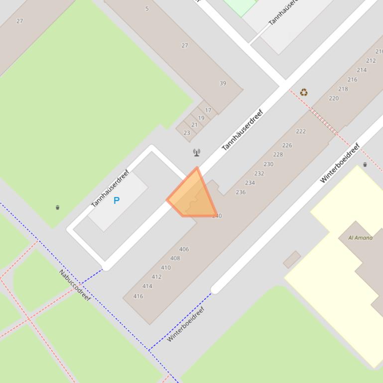 Kaart van postcodegebied 3561HT.