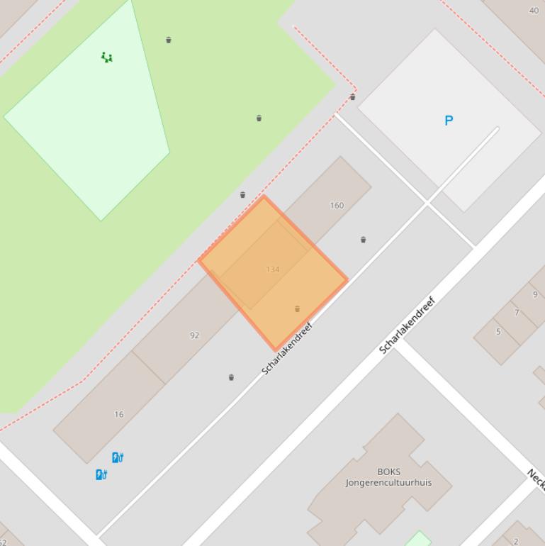 Kaart van postcodegebied 3562GD.