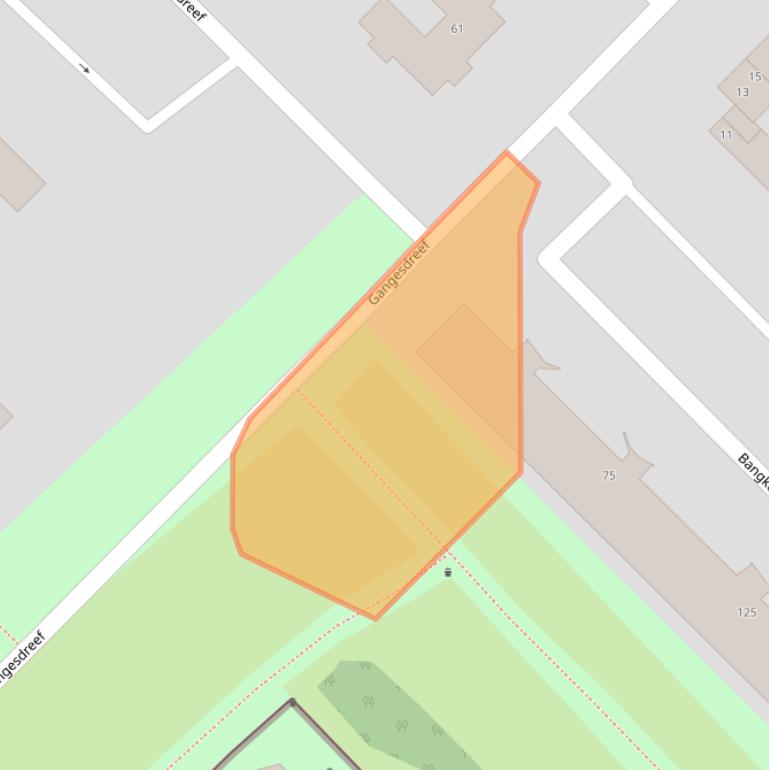 Kaart van postcodegebied 3564SE.