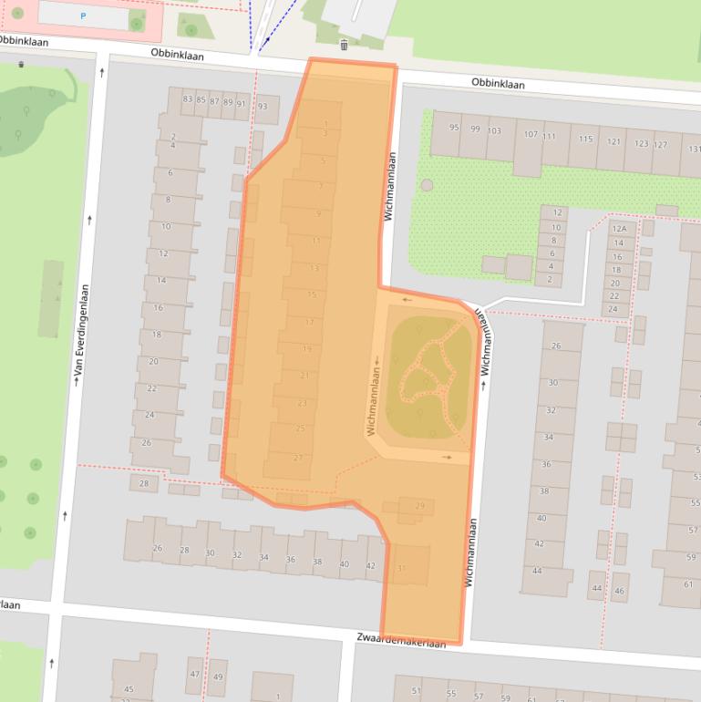 Kaart van postcodegebied 3571NK.