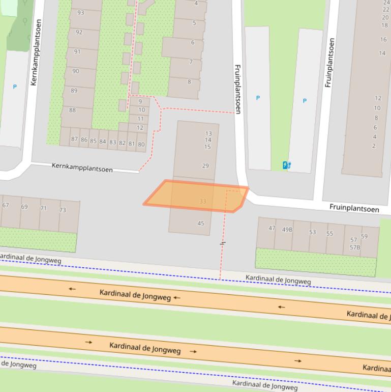 Kaart van postcodegebied 3571PR.