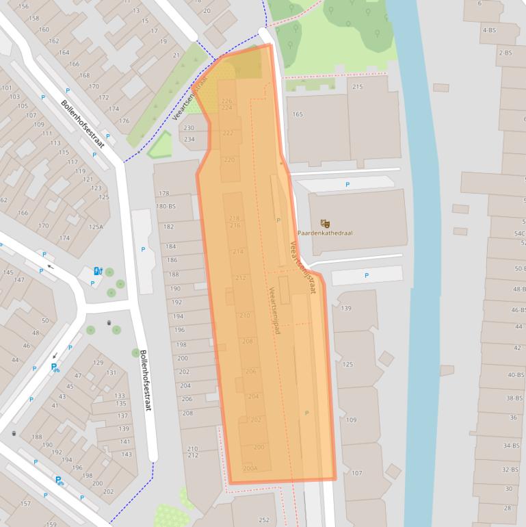 Kaart van postcodegebied 3572DG.