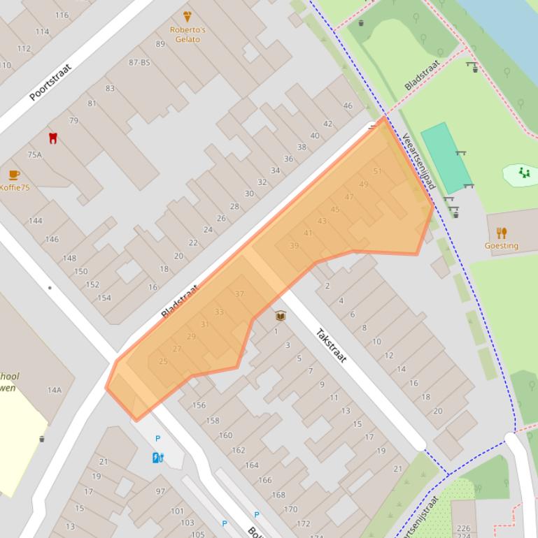 Kaart van postcodegebied 3572HV.