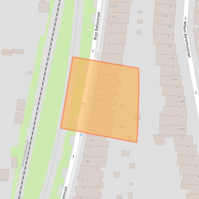 Kaart van postcodegebied 3572ZP.