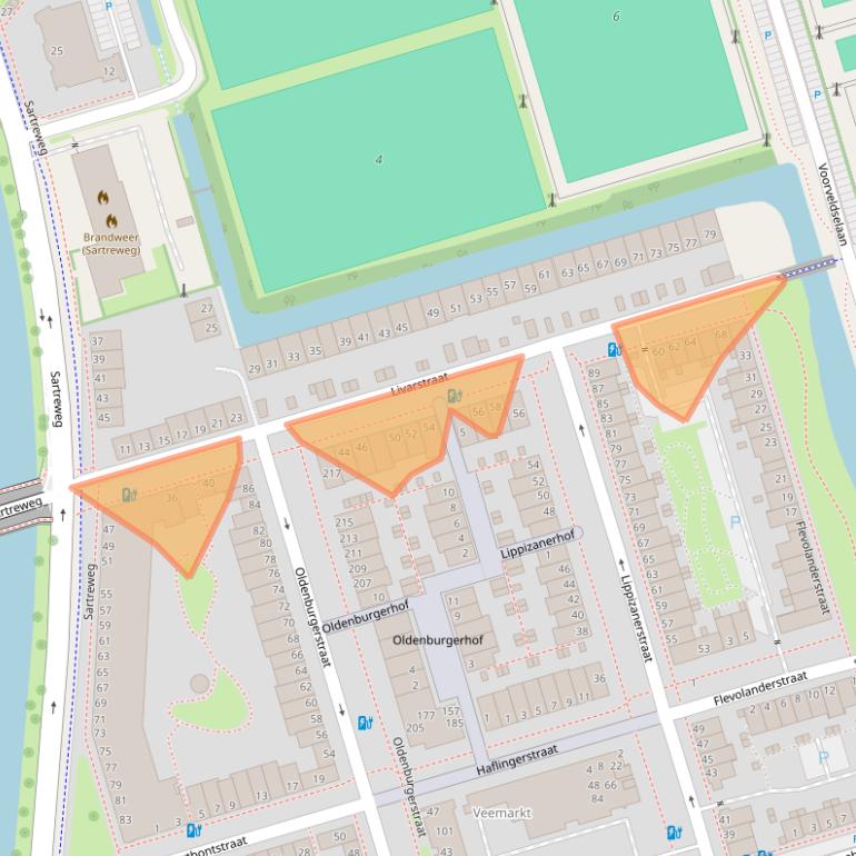 Kaart van postcodegebied 3573SC.