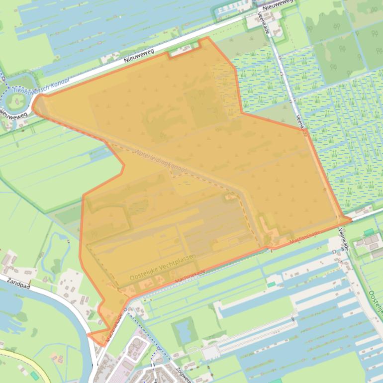 Kaart van postcodegebied 3601AR.